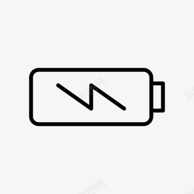 电池放电电池没电插入电池图标图标
