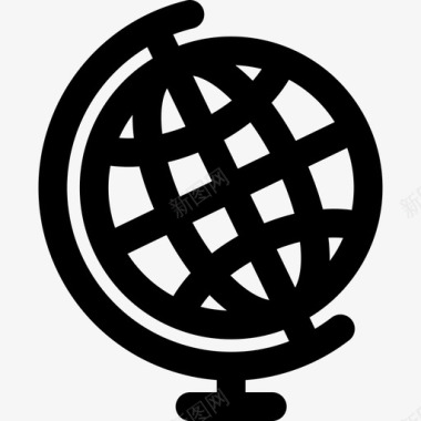 世界地球网格接口通用接口图标图标
