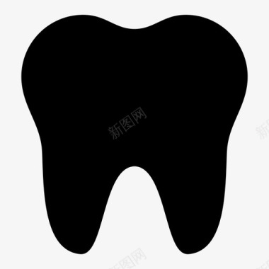 牙齿牙医口腔科图标图标