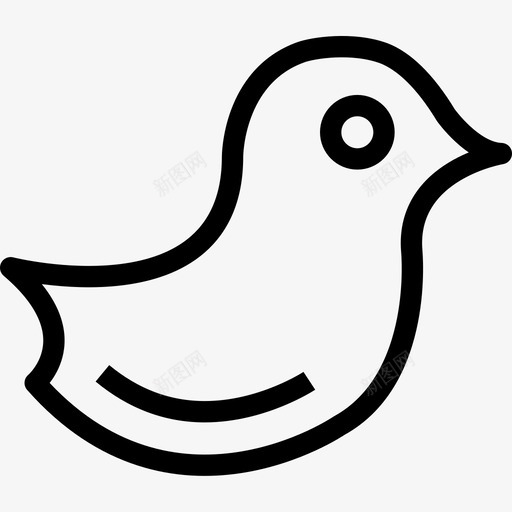 鸟鸽子邀请图标svg_新图网 https://ixintu.com 爱 爱和浪漫线图标 邀请 鸟 鸽子