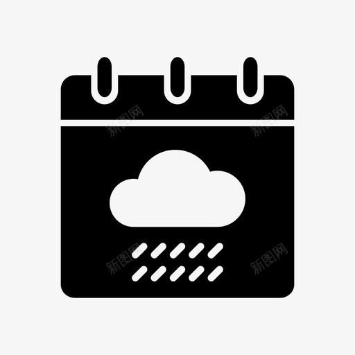 天气记录日历每日预报图标svg_新图网 https://ixintu.com 天气报告 天气记录 日历 日记天气 每日预报 笔记本 记事本