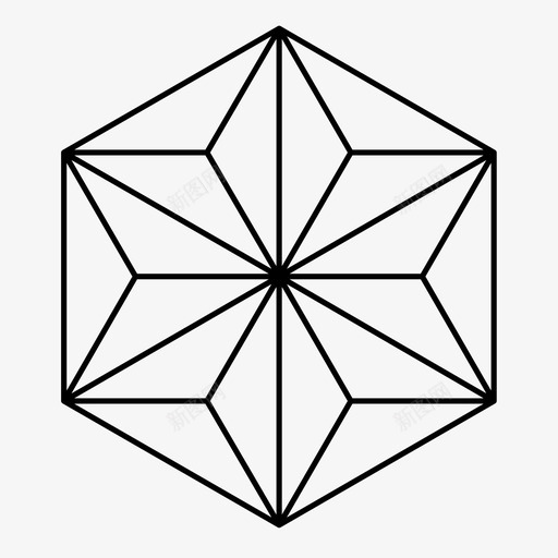 六边形图案图案几何图标svg_新图网 https://ixintu.com 六边形 六边形图案 几何 图案