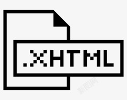 xhtmlxhtml文件扩展名格式图标高清图片