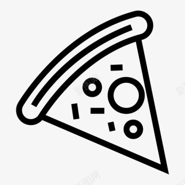 披萨吃快餐图标图标