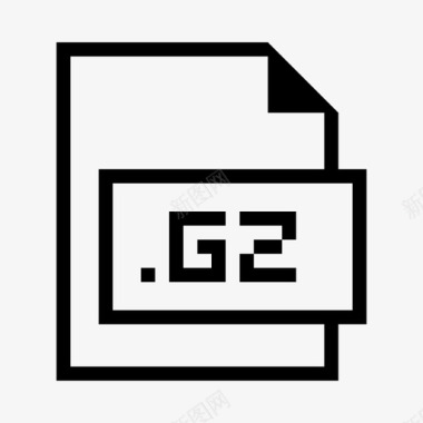 gz文件扩展名格式图标图标