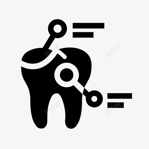 牙科记录牙医牙齿图标svg_新图网 https://ixintu.com x光 牙医 牙科记录 牙齿 迷你图标集实体式牙科牙医牙科