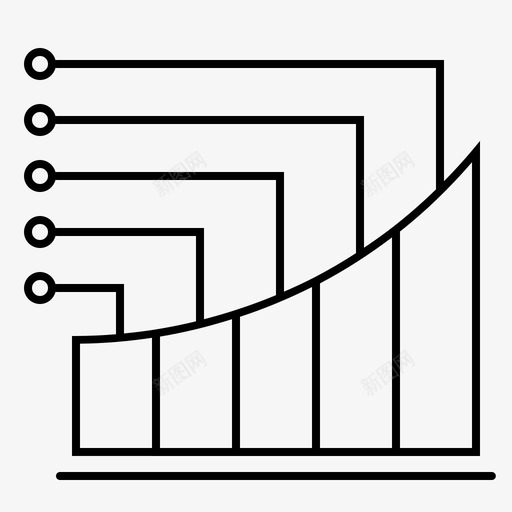 图表条形图列图标svg_新图网 https://ixintu.com 信息图 信息图形元素行 列 图表 条形图 统计