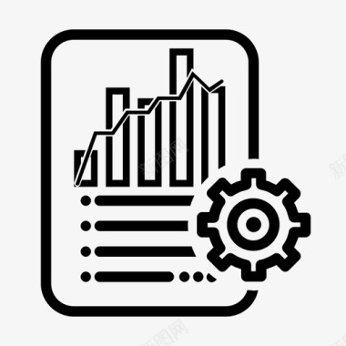 统计报表设置代数文档图标图标