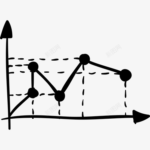 统计商业图形社交媒体手绘图标svg_新图网 https://ixintu.com 社交媒体手绘 统计商业图形