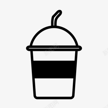 塑料杯饮料食品图标图标