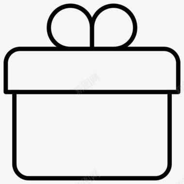 礼品盒子包裹图标图标
