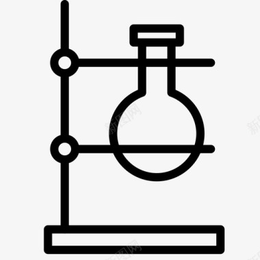 圆底烧瓶医用医用烧瓶图标图标