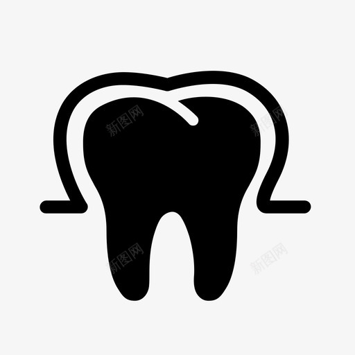 珐琅牙牙科保护图标svg_新图网 https://ixintu.com 保护 牙科 牙齿 珐琅牙 迷你图标集实心牙牙医牙科