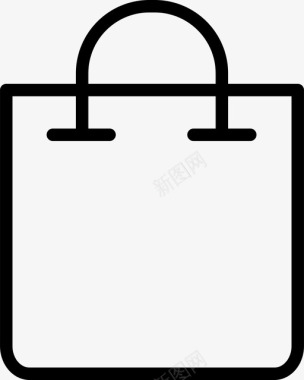 购物袋电子商务商店图标图标