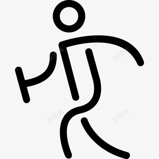 带着一个物体运动运动符号行走的运动棍图标svg_新图网 https://ixintu.com 带着一个物体 运动 运动符号行走的运动棍