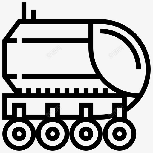 汽车宇航员宇宙航行图标svg_新图网 https://ixintu.com 太空 太空和太空 宇宙航行 宇航员 汽车 行星