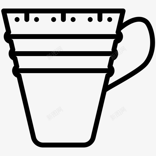 复古杯咖啡饮料图标svg_新图网 https://ixintu.com 咖啡 复古杯 美味佳肴 茶 饮料