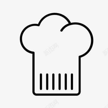 面包房厨师糕点图标图标