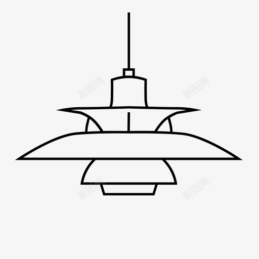 ph5吊坠灯具图标svg_新图网 https://ixintu.com ph5吊坠 保尔森 标志性设计 灯具 设计 路易