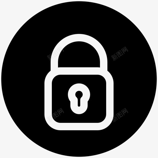 安全锁图标锁激活锁定svg_新图网 https://ixintu.com 安全 安全锁图标 锁定 锁定安全图标集 锁激活