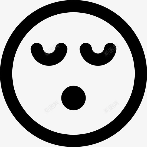 sleepemojidreamface图标svg_新图网 https://ixintu.com cuteicons一组可爱的线条图标 dream face sleep sleepemoji sleepy zzz 非常适合用户界面和基于24x24像素网格的功能图形 风格独特