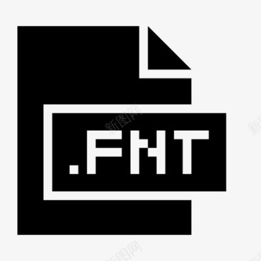 fnt扩展名文件图标图标