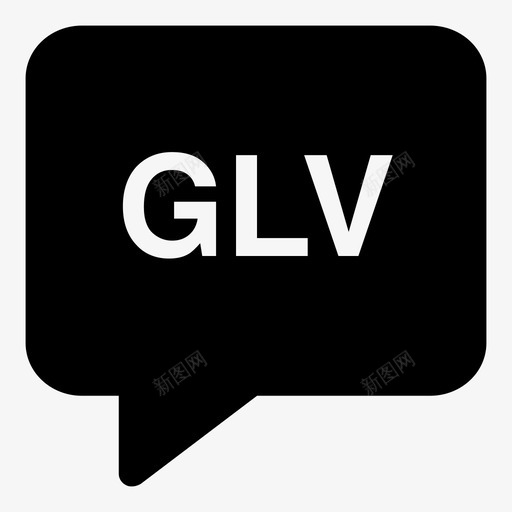 manxbubbleglv图标svg_新图网 https://ixintu.com bubble glv language manx speak 语言代码3个字母solid