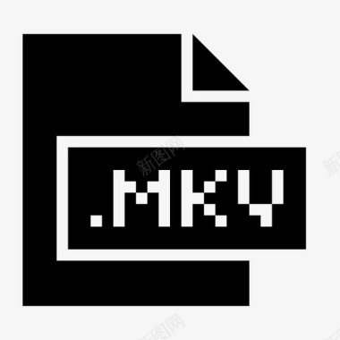 mkv扩展名文件图标图标
