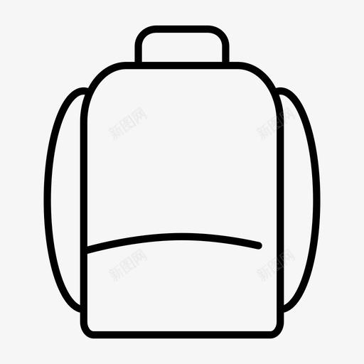 背包行李旅行包图标svg_新图网 https://ixintu.com 学校间隙罚款 旅行 旅行包 背包 行李