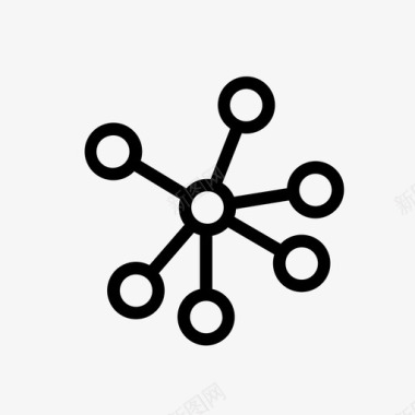 网络连接业务图标图标