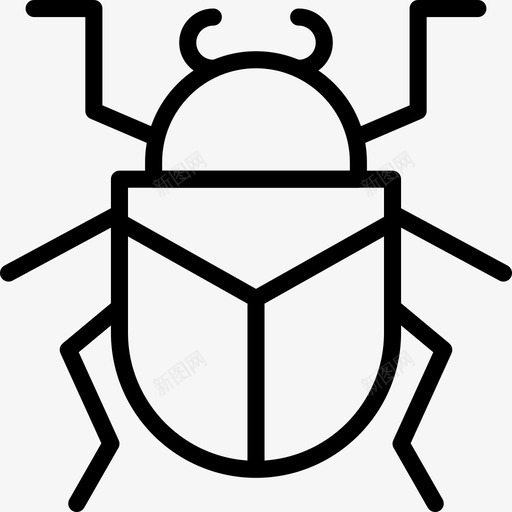 甲虫虫子蚱蜢图标svg_新图网 https://ixintu.com 小虫子昆虫轮廓 昆虫 甲虫 自然 虫子 蚱蜢