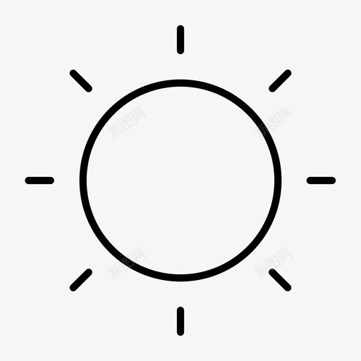 亮度亮度控制亮度等级图标svg_新图网 https://ixintu.com 亮度 亮度控制 亮度等级 太阳 月亮