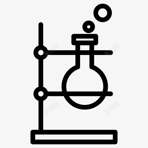 圆底烧瓶医用医用烧瓶图标svg_新图网 https://ixintu.com 医用 医用烧瓶 圆底烧瓶