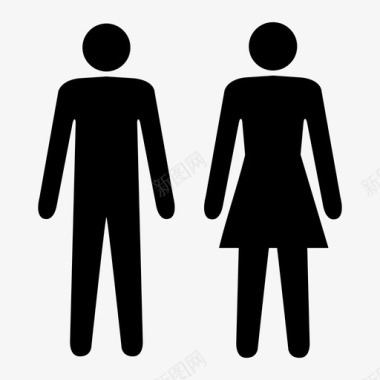 男人和女人男孩情侣图标图标