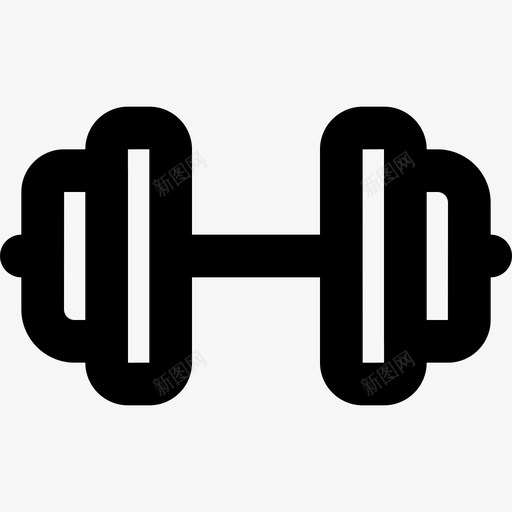 哑铃重量健美健身图标svg_新图网 https://ixintu.com 举重 健美 健身 切割一组可爱的线条图标 哑铃重量 肌肉 非常适合用户界面和基于24x24像素网格的特征图形 风格独特