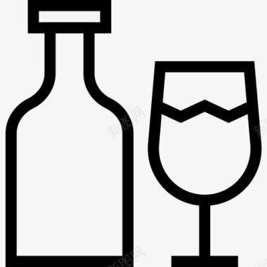 酒精庆祝饮酒图标图标