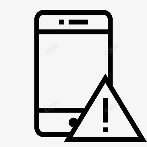 电话错误手机感叹号图标svg_新图网 https://ixintu.com iphone 感叹号 手机 电话错误 硬件和设备 问题