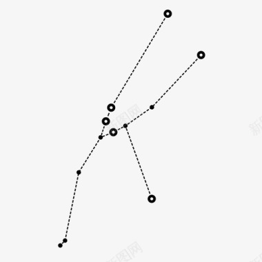 公牛星座网络图标图标