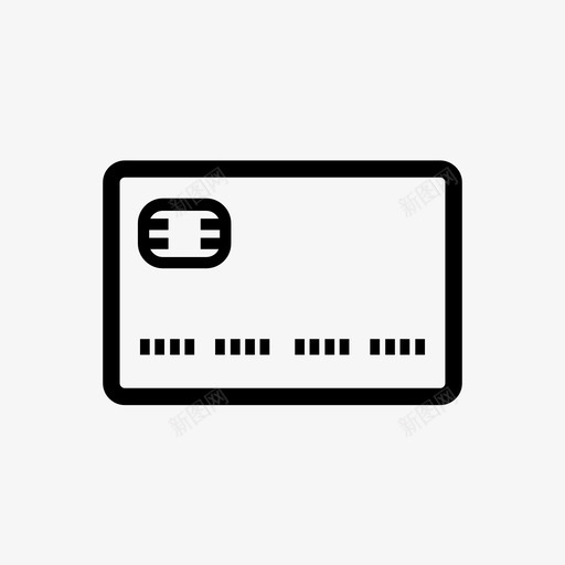 信用卡余额存款图标svg_新图网 https://ixintu.com 余额 信用卡 存款 支付 维萨