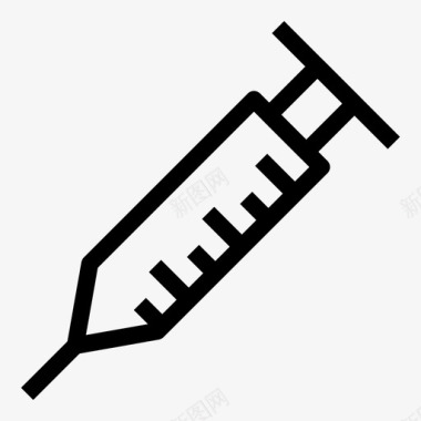 注射医疗医学图标图标