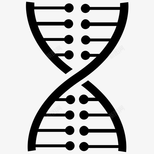 dna生物学染色体图标svg_新图网 https://ixintu.com dna 分子 医疗保健图标 双螺旋 染色体 生物学 遗传