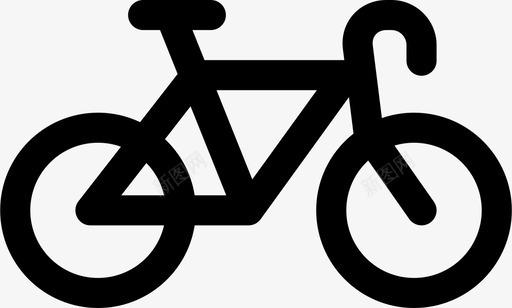 自行车山地车踏板图标图标