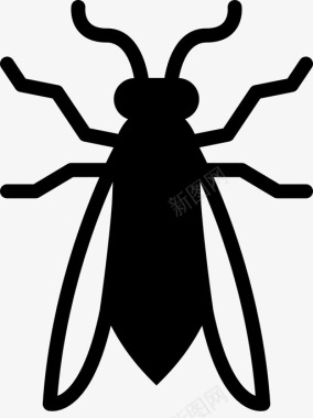 蜜蜂虫子昆虫图标图标