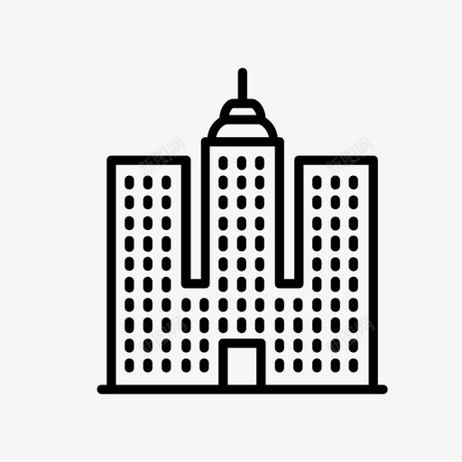 建筑物城市办公室图标svg_新图网 https://ixintu.com 办公室 城市 建筑物 摩天大楼