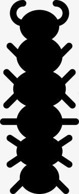 毛毛虫虫子卡特彼勒图标图标
