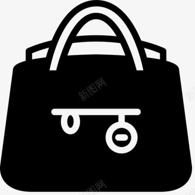 女式手袋配饰时尚图标图标