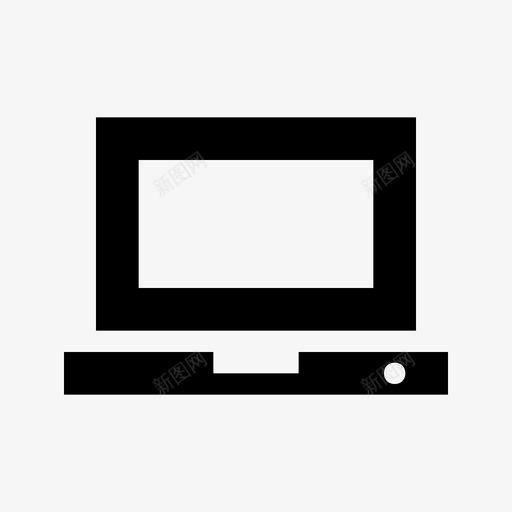 笔记本电脑电脑屏幕图标svg_新图网 https://ixintu.com 启动图标 屏幕 技术 电脑 笔记本电脑