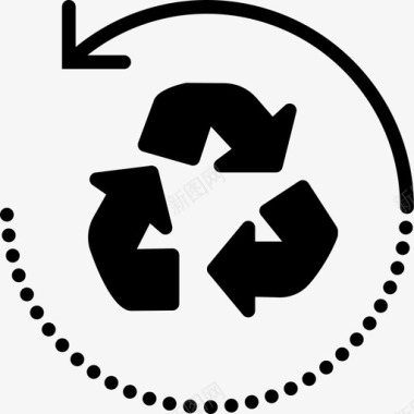 回收标识生态工业图标图标