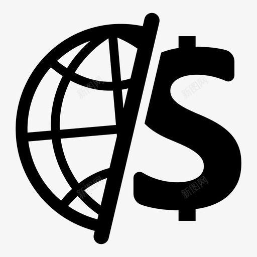 全球投资金融全球图标svg_新图网 https://ixintu.com 全球 全球投资 商业个人金融 货币 金融