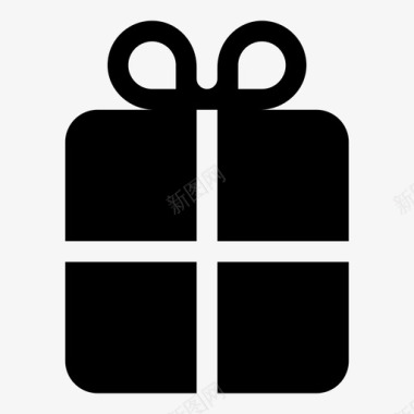 礼品按钮生日礼物游戏界面图标图标